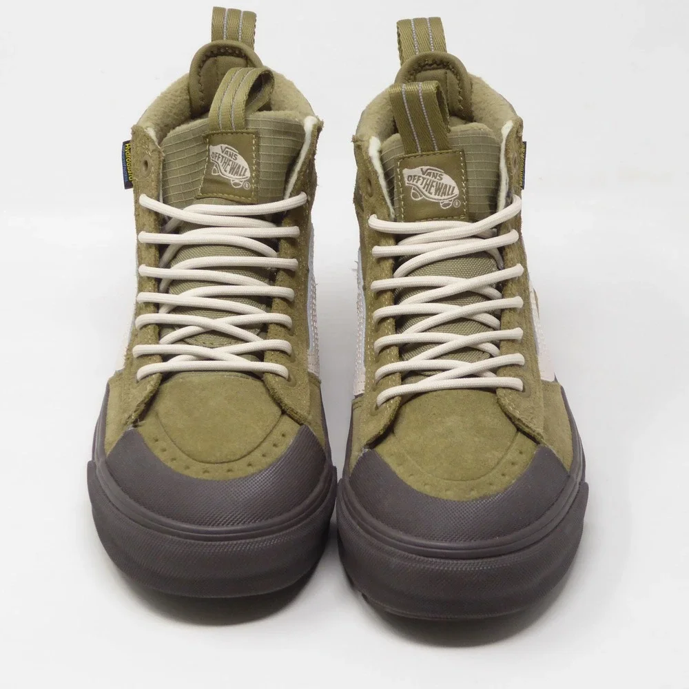 NEW Vans Women MTE Sk8-Hi Waterproof Olive Drab Green Primaloft Sneakers 6.5